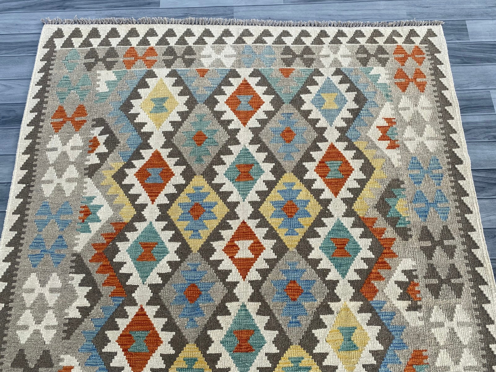 Handmade Afghan Chobi Kilim Rug 200  CM x  150 CM  SS # 128