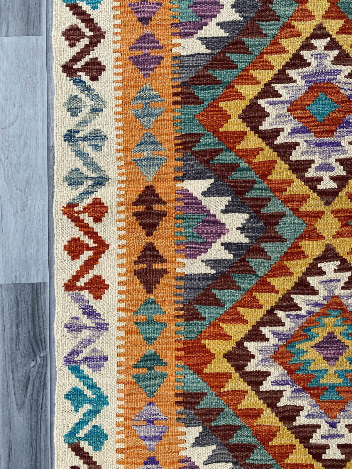 Handmade Afghan Chobi Kilim Rug 161x98 cm KAS#731