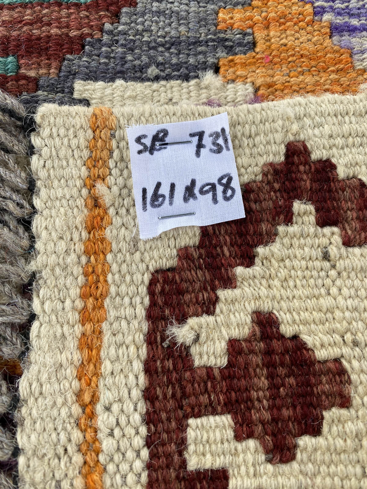 Handmade Afghan Chobi Kilim Rug 161x98 cm KAS#731
