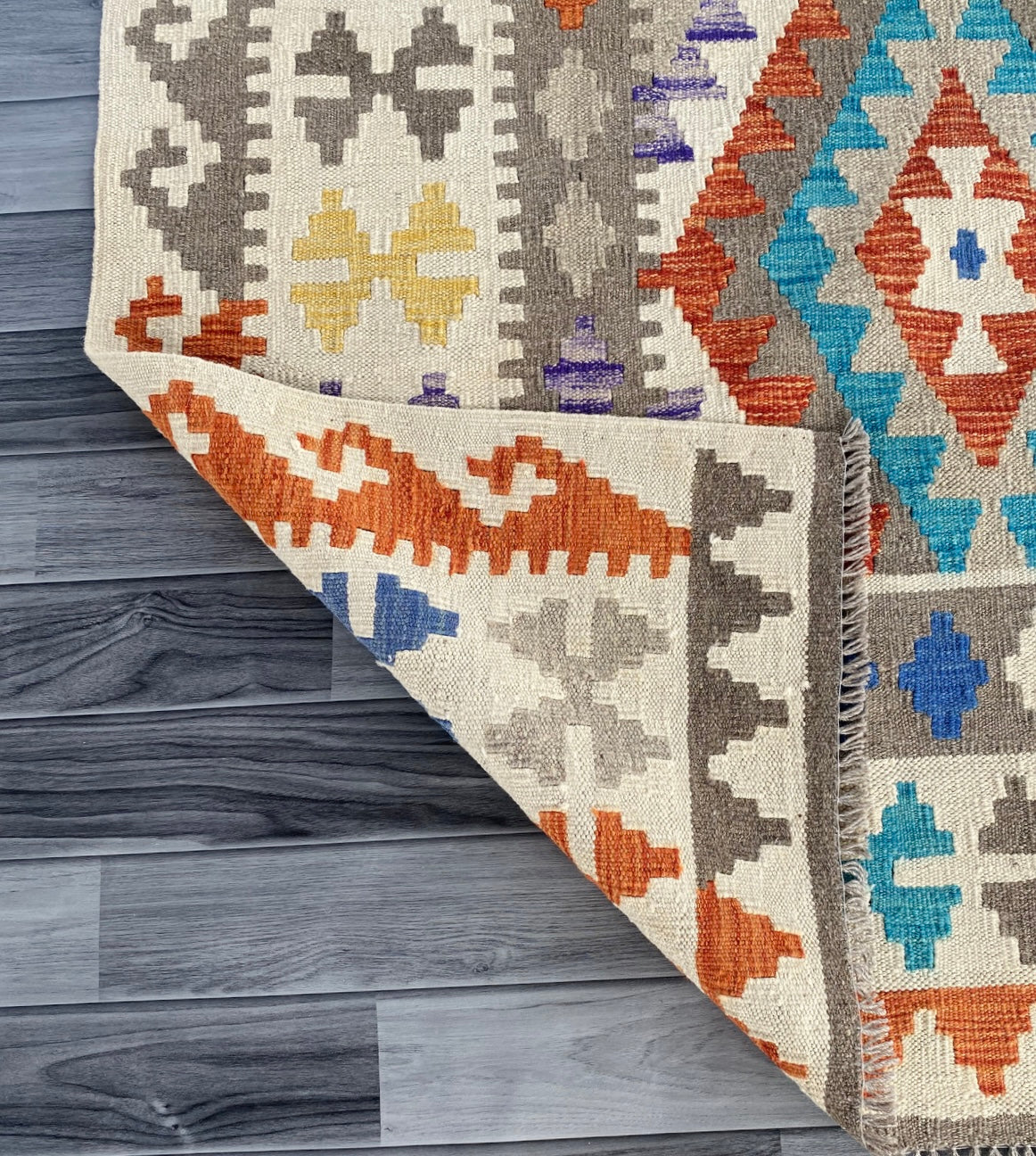 Handmade Afghan Chobi Kilim Rug 210  CM x  152 CM ( SS # 127 )