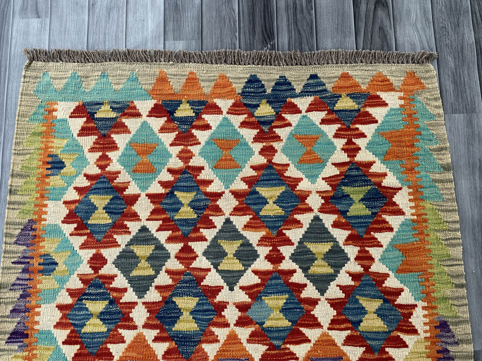 Handmade Afghan Chobi Kilim Rug 157x104 cm KAS#732