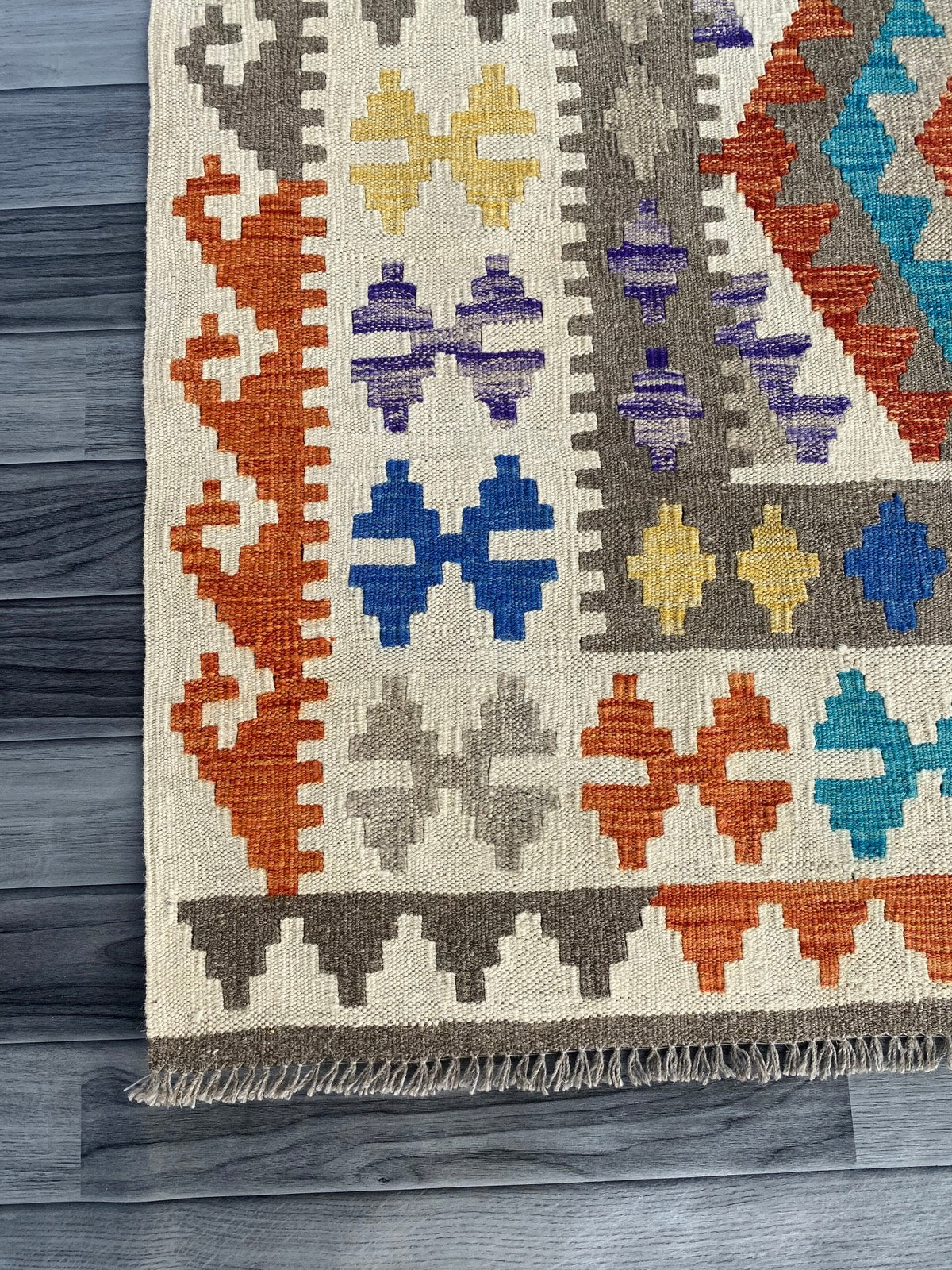 Handmade Afghan Chobi Kilim Rug 210  CM x  152 CM  SS # 127