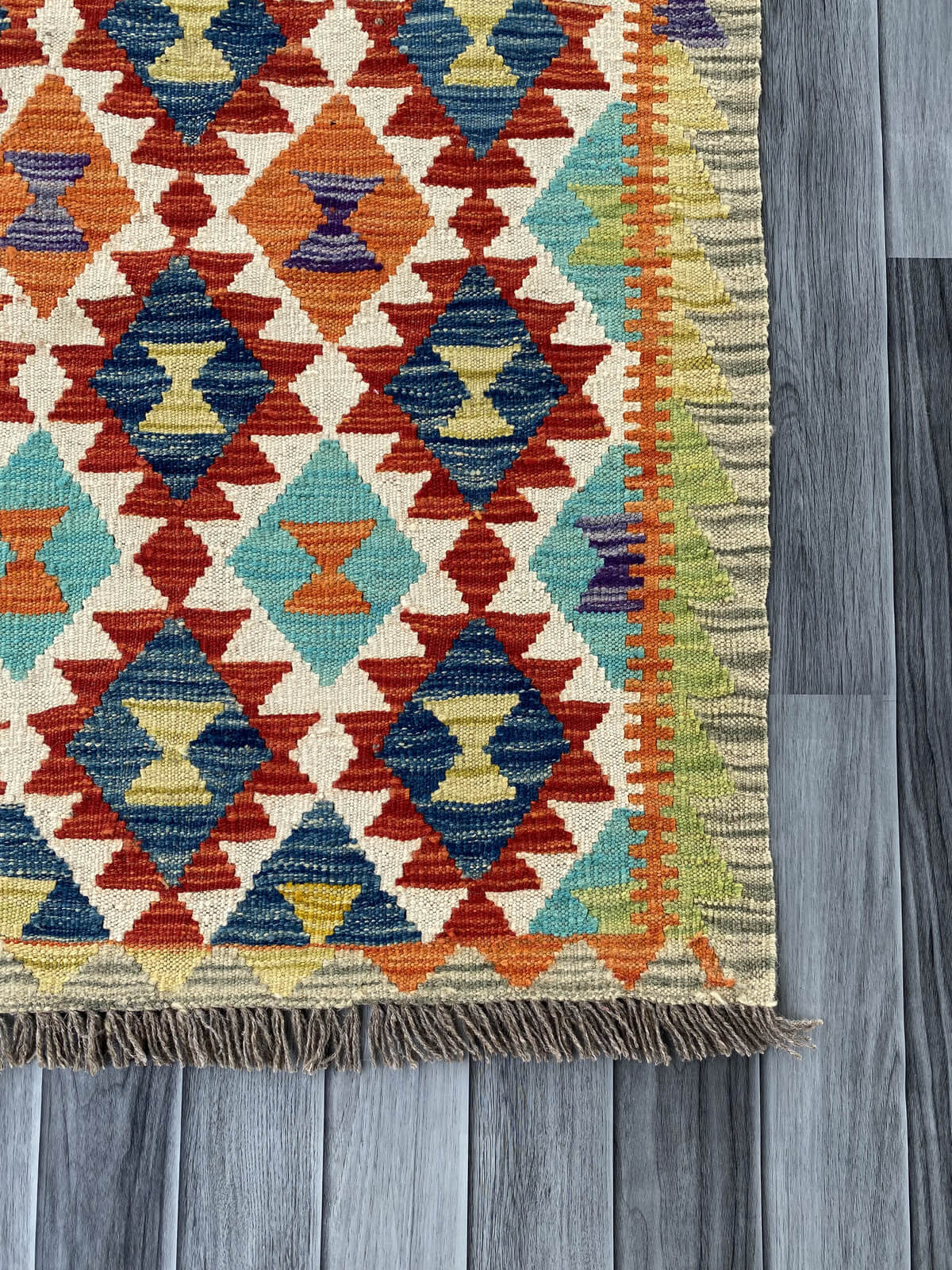 Handmade Afghan Chobi Kilim Rug 157x104 cm KAS#732