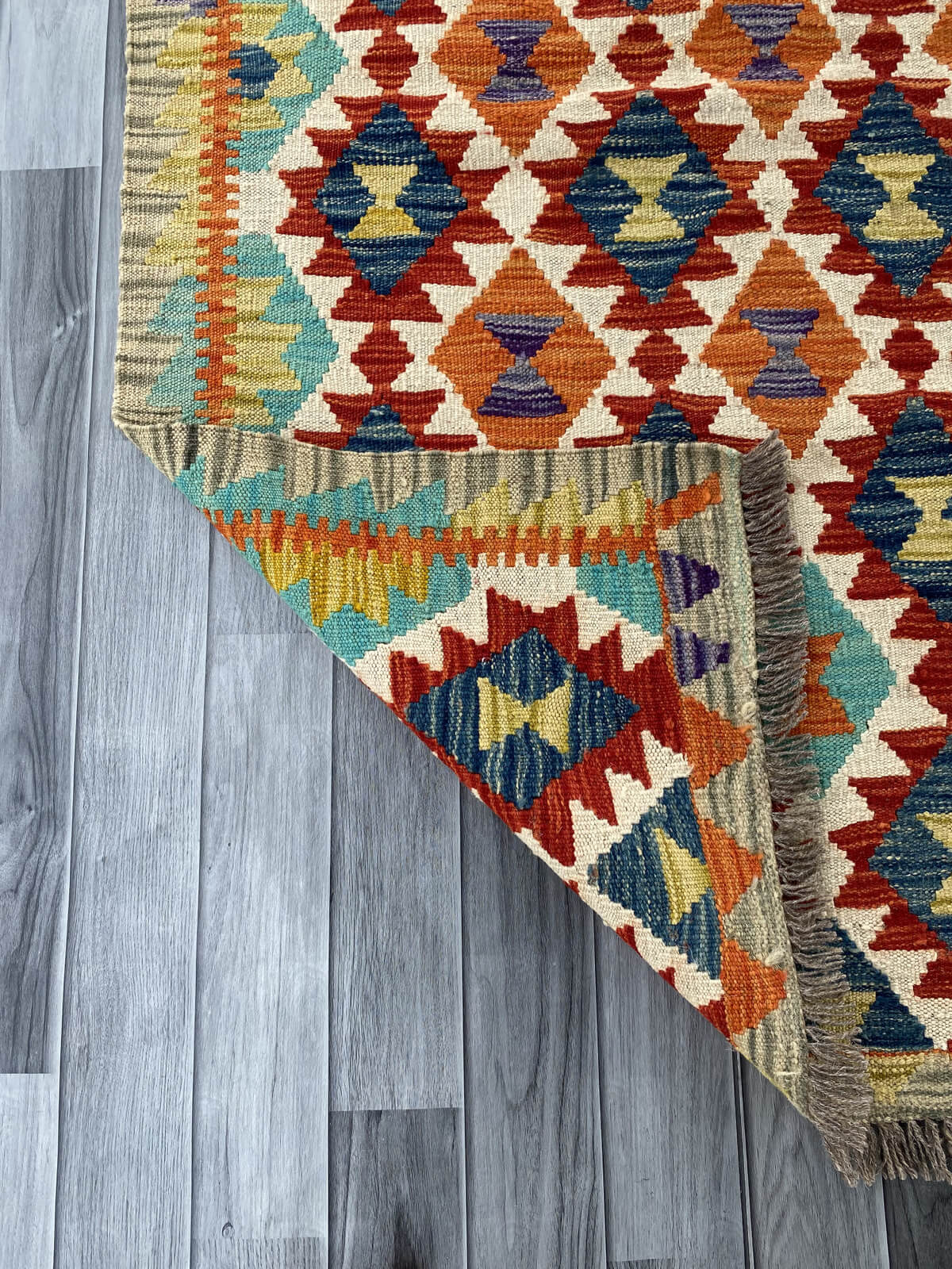Handmade Afghan Chobi Kilim Rug 157x104 cm KAS#732