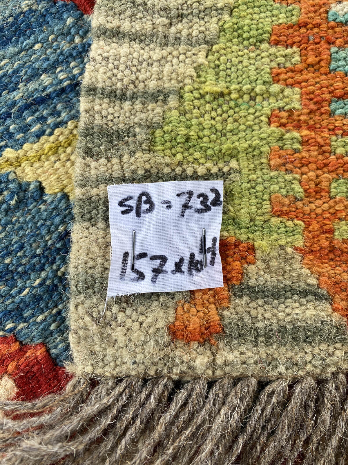 Handmade Afghan Chobi Kilim Rug 157x104 cm KAS#732