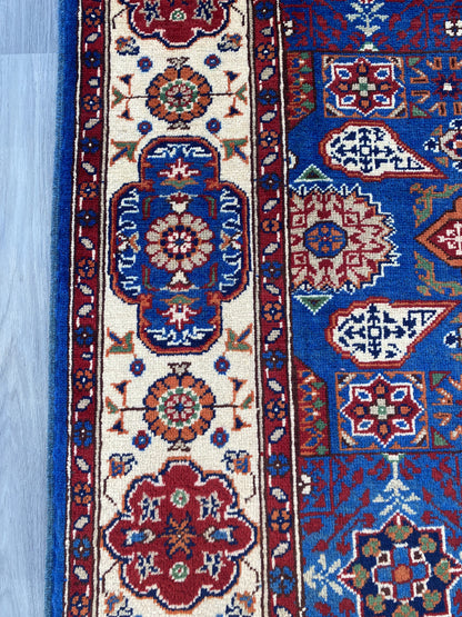Hand Woven Afghan Traditional Wool Rug | 210 CM x 144 CM KSD#996
