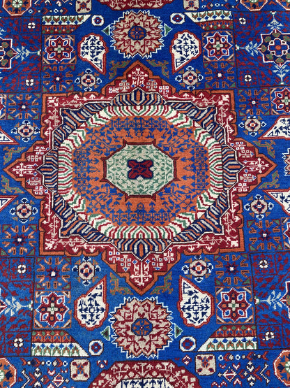 Hand Woven Afghan Traditional Wool Rug | 210 CM x 144 CM KSD#996