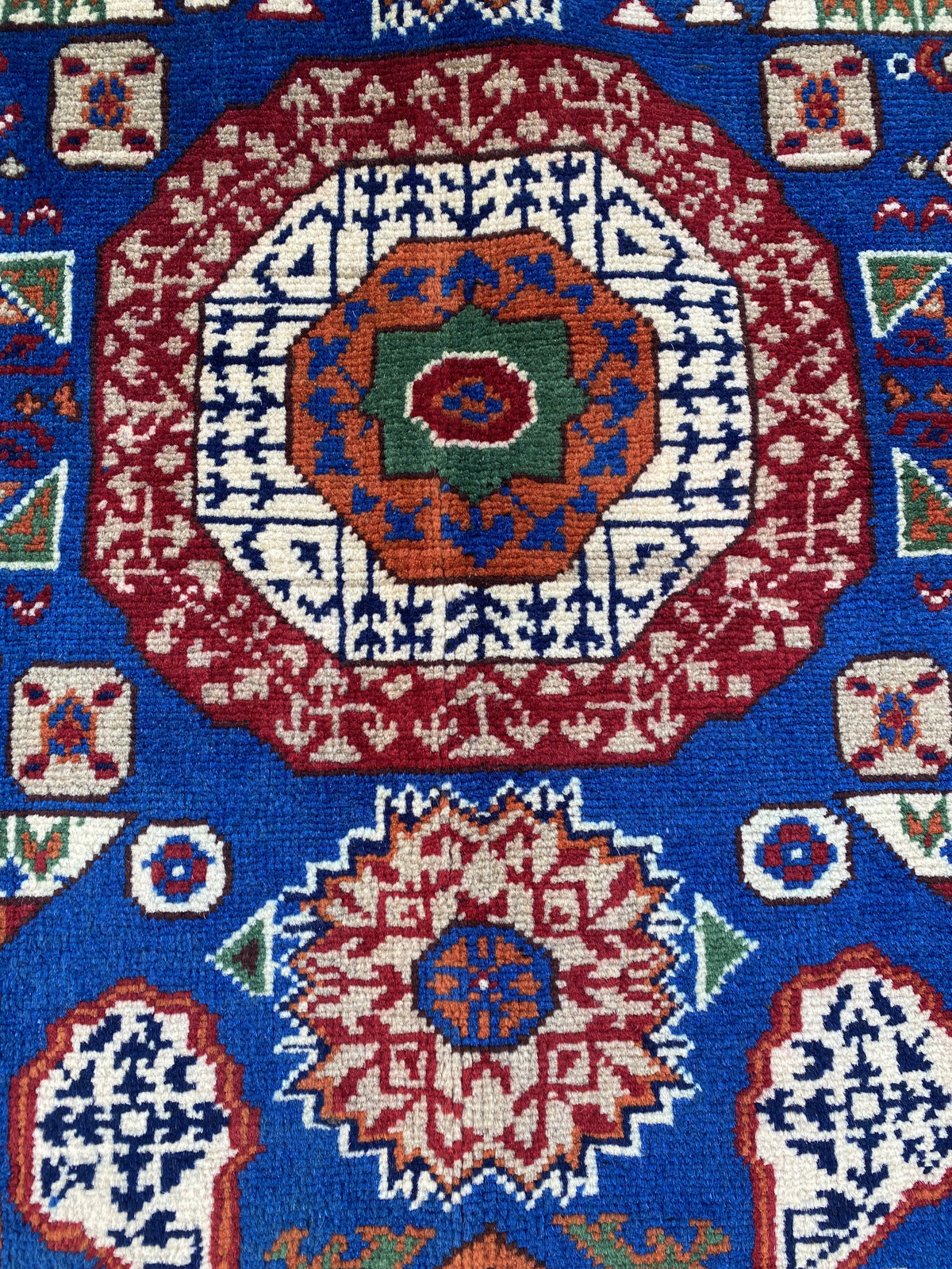 Hand Woven Afghan Traditional Wool Rug | 210 CM x 144 CM KSD#996