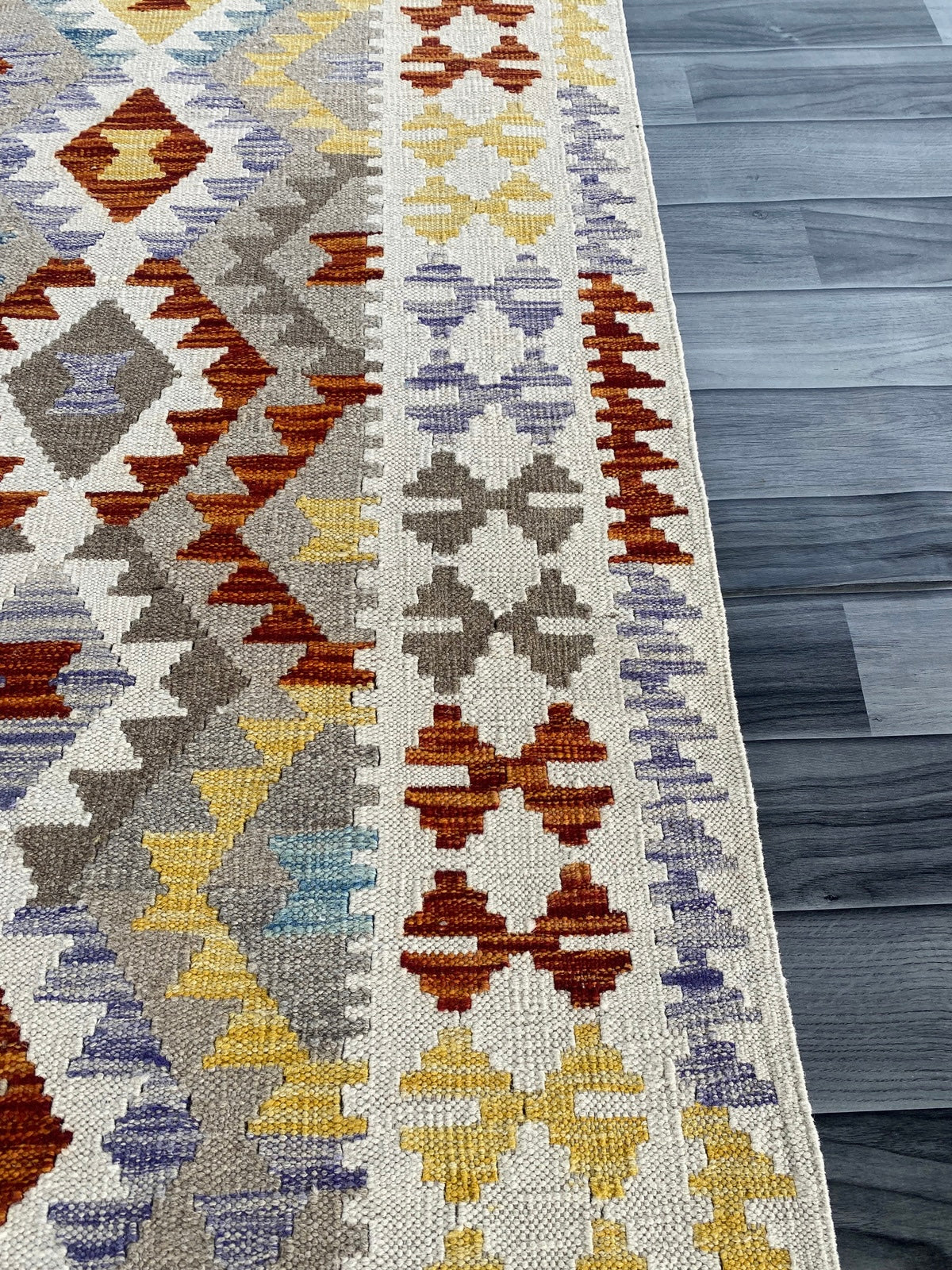 Handmade Afghan Chobi Kilim Rug 195  CM x  147 CM ( SS # 126 )