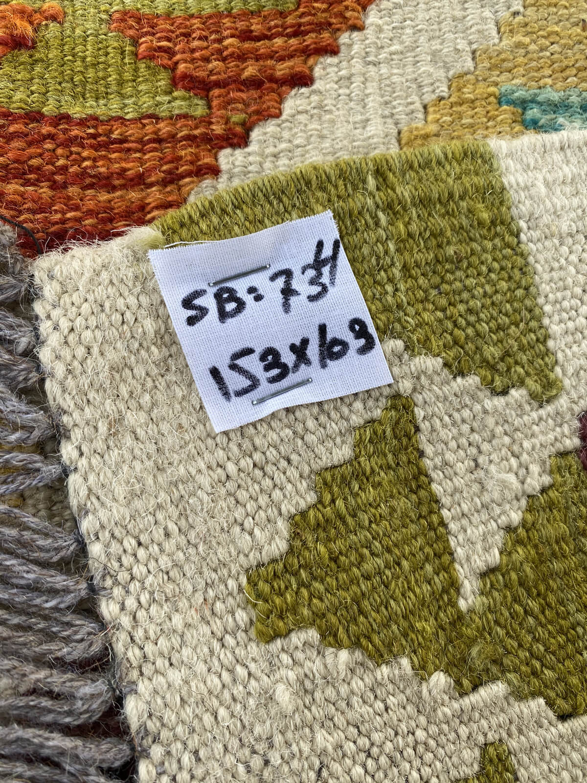 Handmade Afghan Chobi Kilim Rug 153x103 cm KAS#734