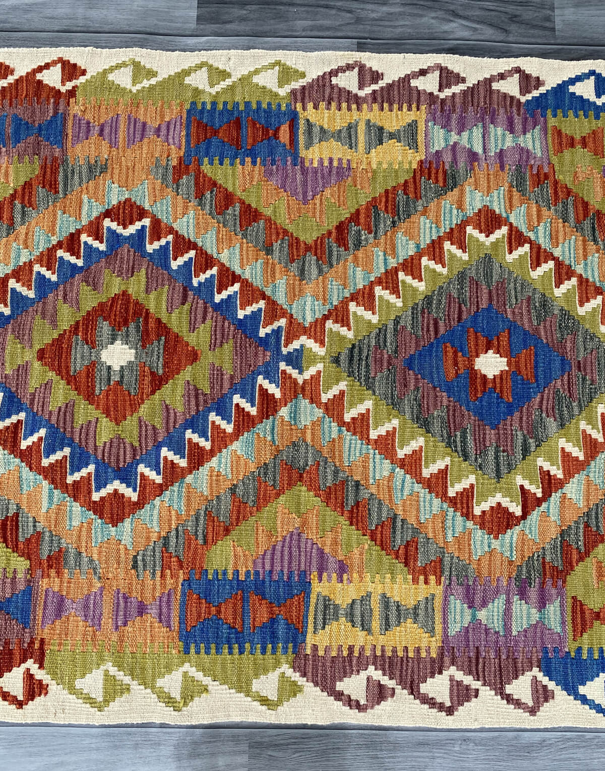 Handmade Afghan Chobi Kilim Rug 152x103 cm KAS#735