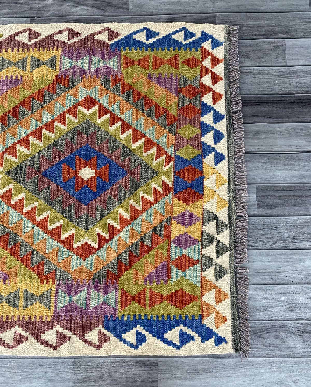 Handmade Afghan Chobi Kilim Rug 152x103 cm KAS#735