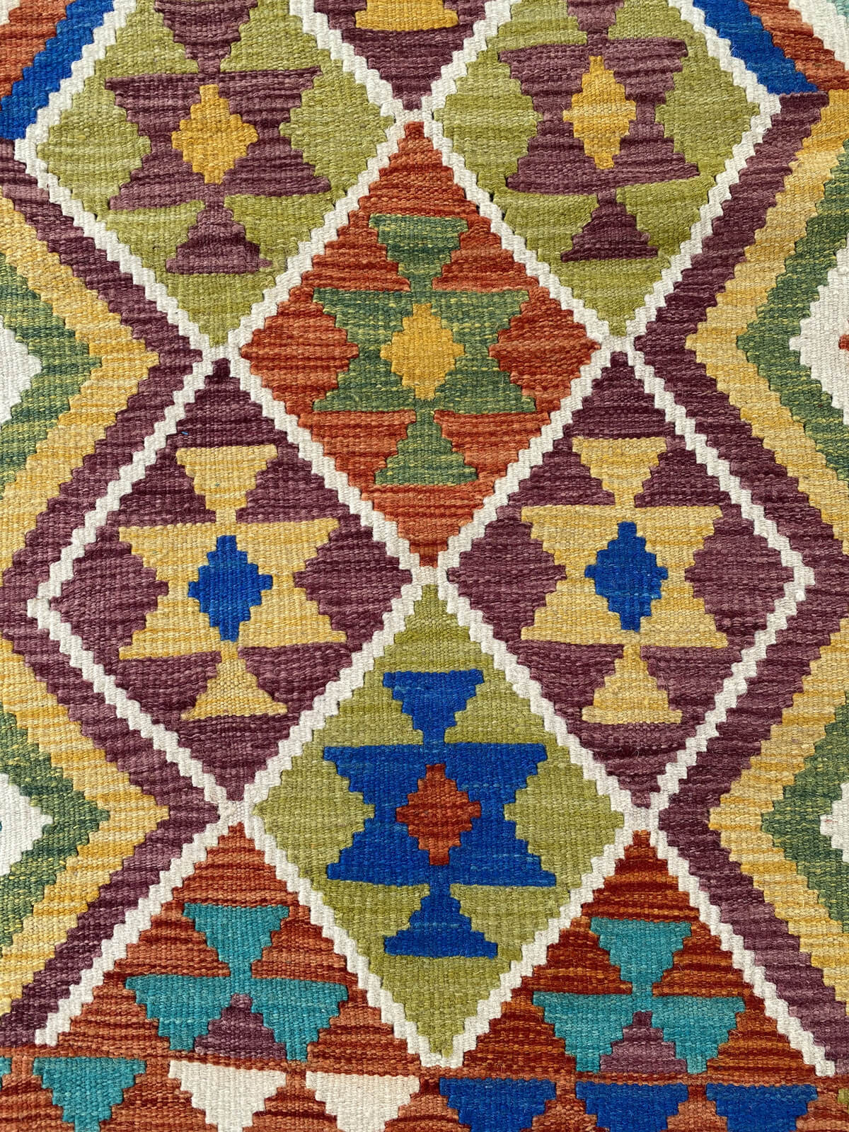 Handmade Afghan Chobi Kilim Rug 145x101 cm KAS#736