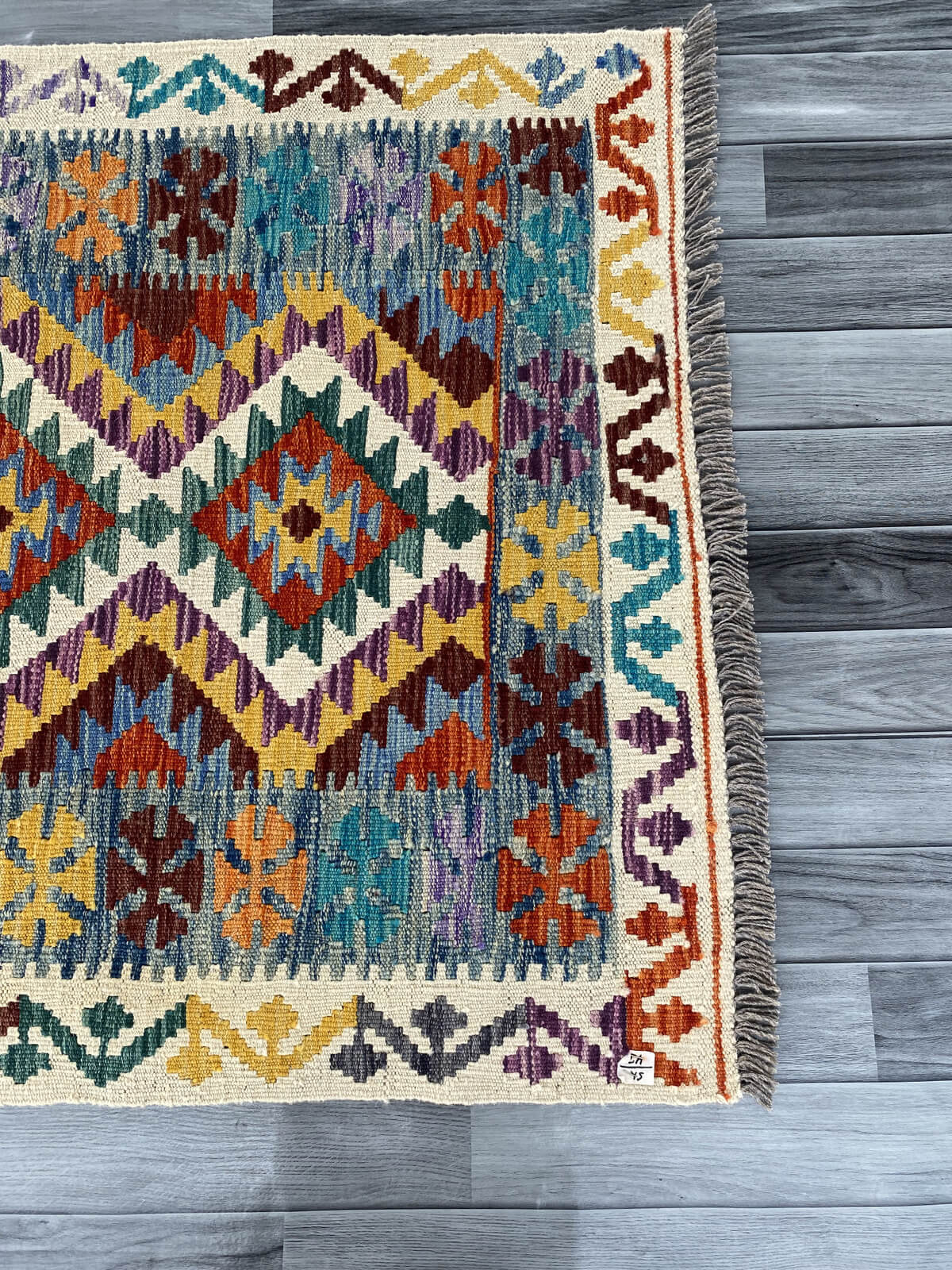 Handmade Afghan Chobi Kilim Rug 148x101 cm KAS#737