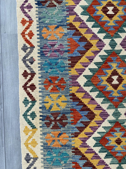 Handmade Afghan Chobi Kilim Rug 148x101 cm KAS#737