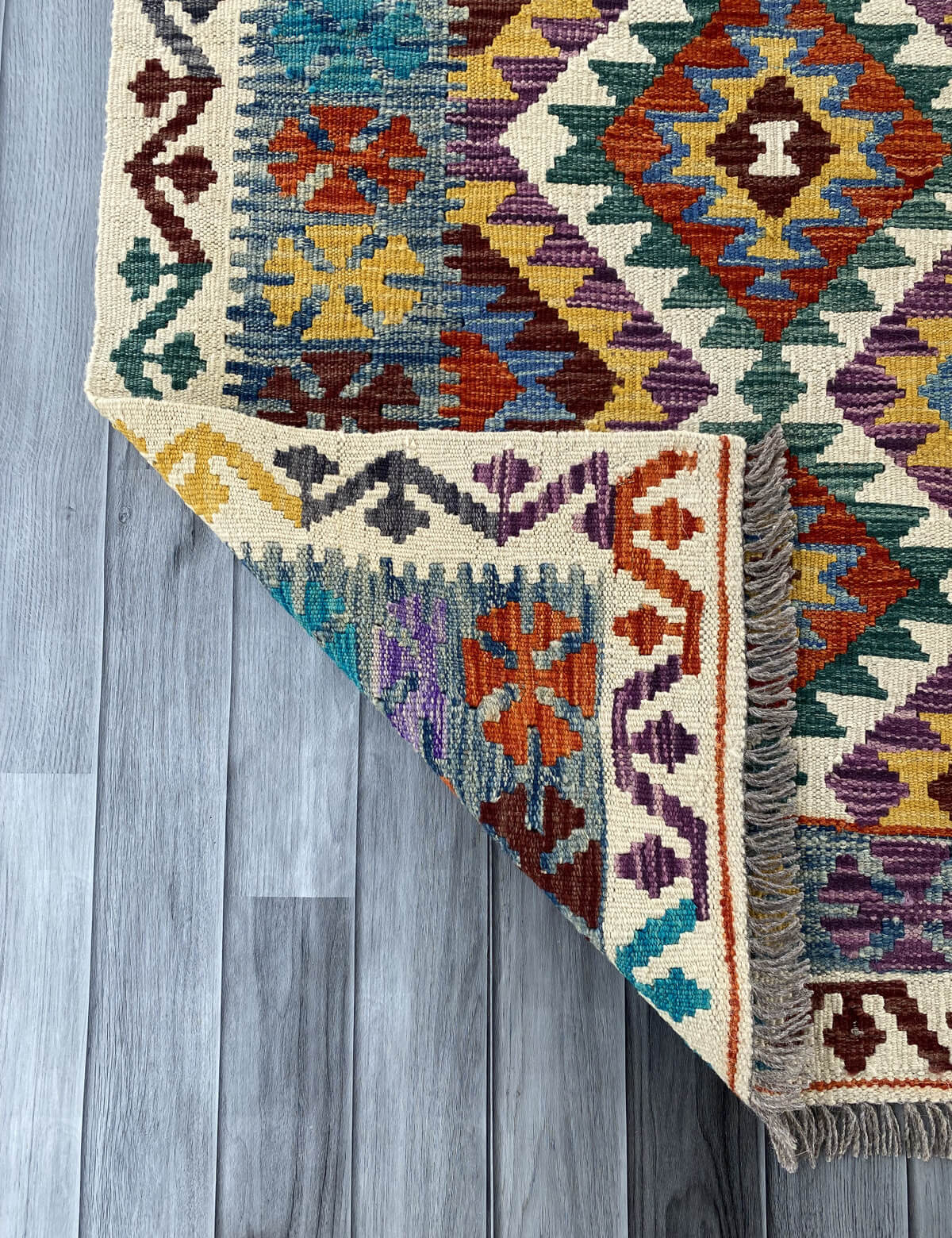 Handmade Afghan Chobi Kilim Rug 148x101 cm KAS#737