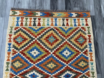 Handmade Afghan Chobi Kilim Rug 146x109 cm KAS#738