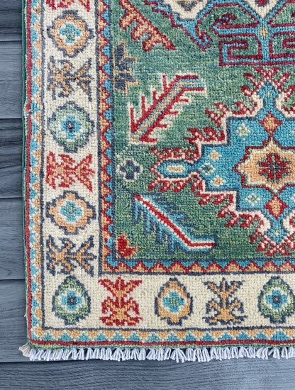 Handmade Traditional Kazak Rug  82  CM x 58 CM ( SS#115)