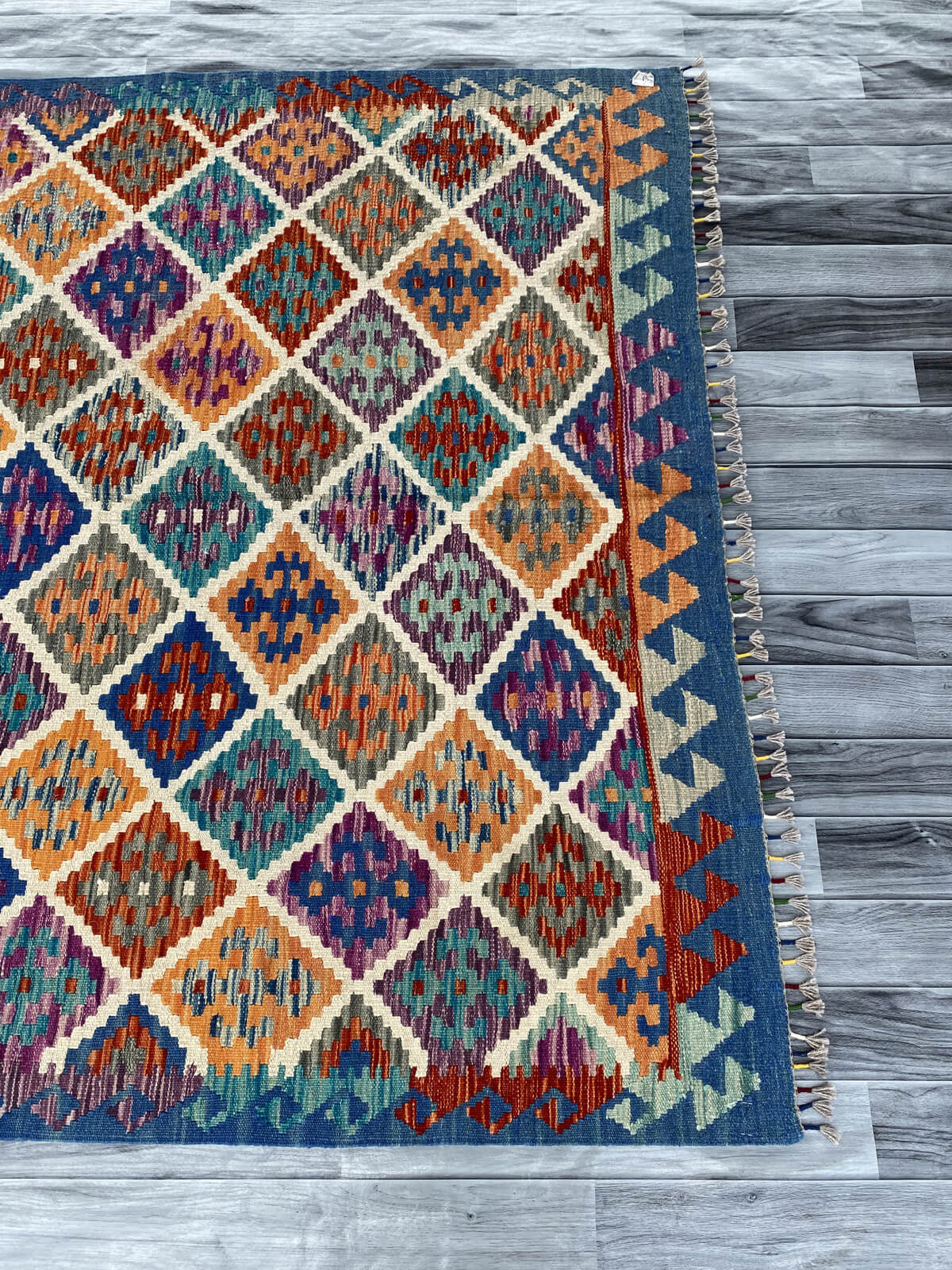 Handmade Afghan Chobi Kilim Rug 249x158 cm KAS#740
