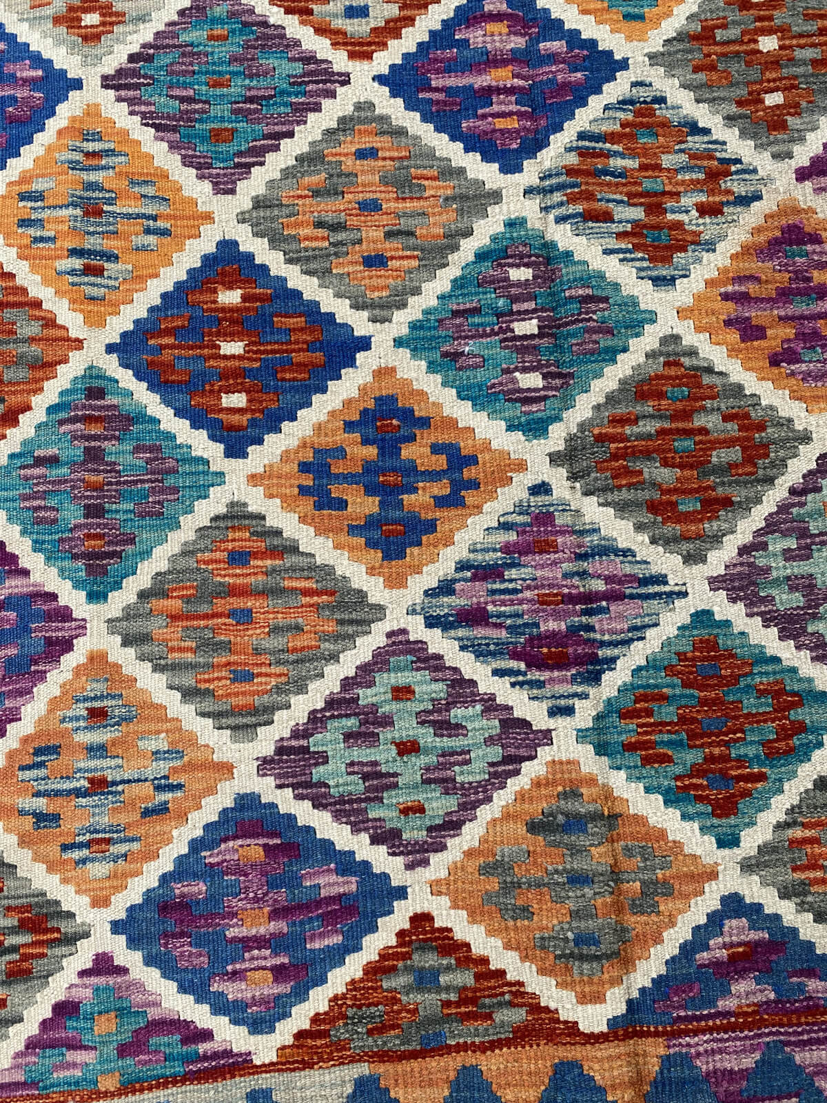 Handmade Afghan Chobi Kilim Rug 249x158 cm KAS#740