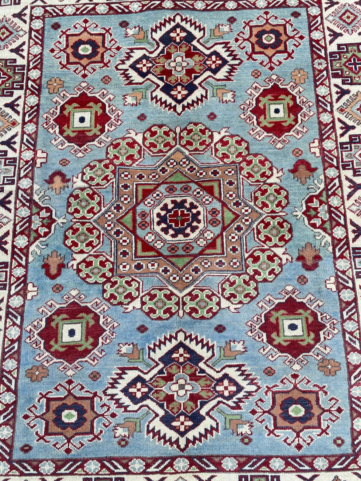 Handmade Traditional Kazak Rug  195 CM x 150 CM ( SS#111)