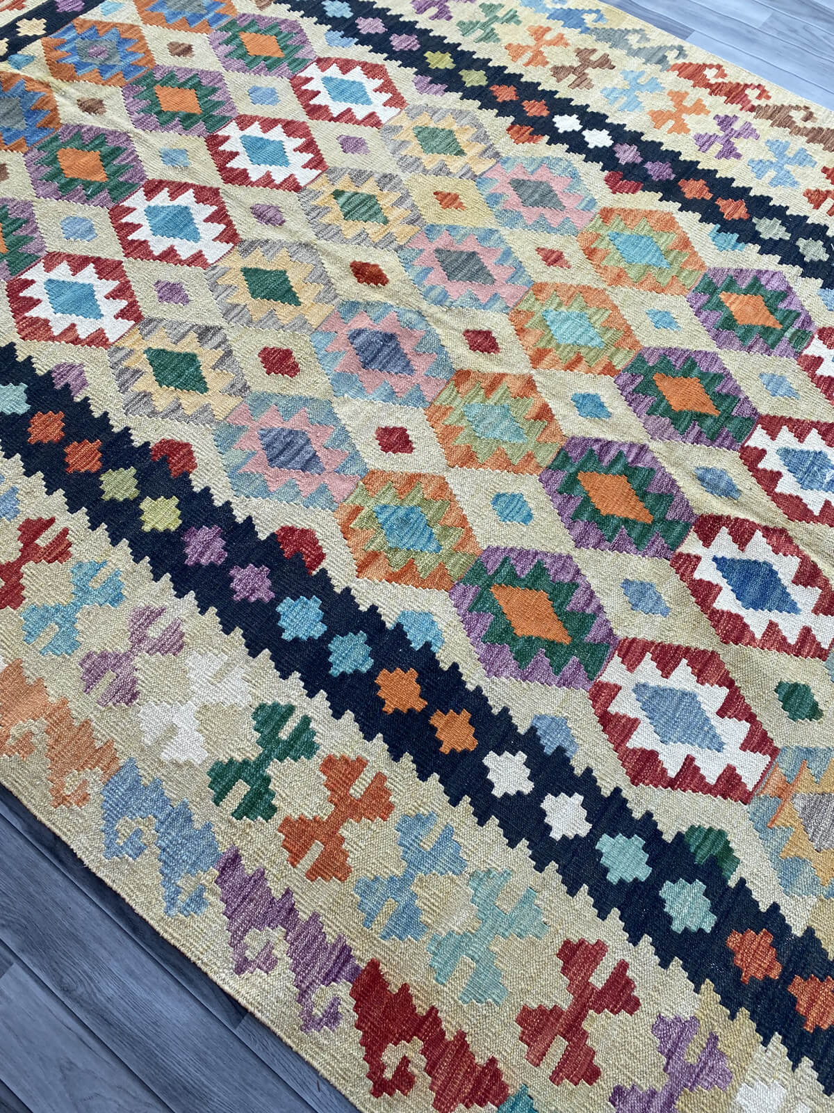 Handmade Flat Weave Kilim Rug ( 289 cm x 204 cm ) SK#1100