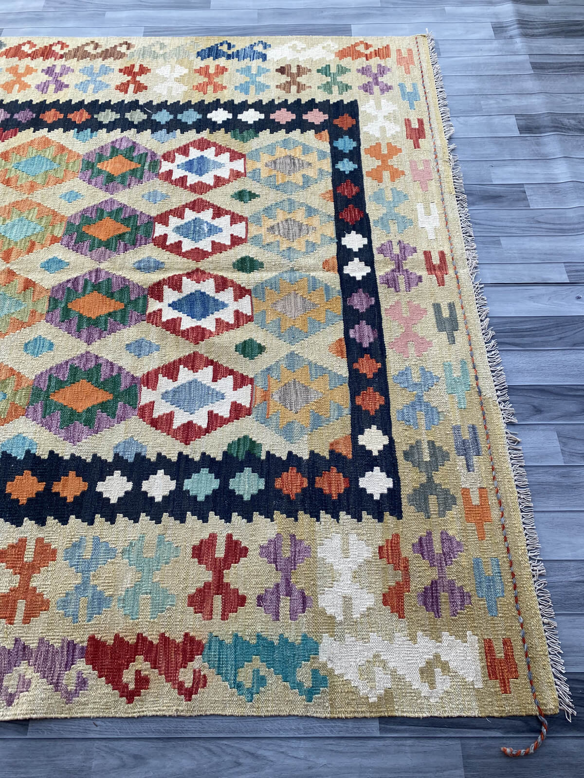Handmade Flat Weave Kilim Rug ( 289 cm x 204 cm ) SK#1100