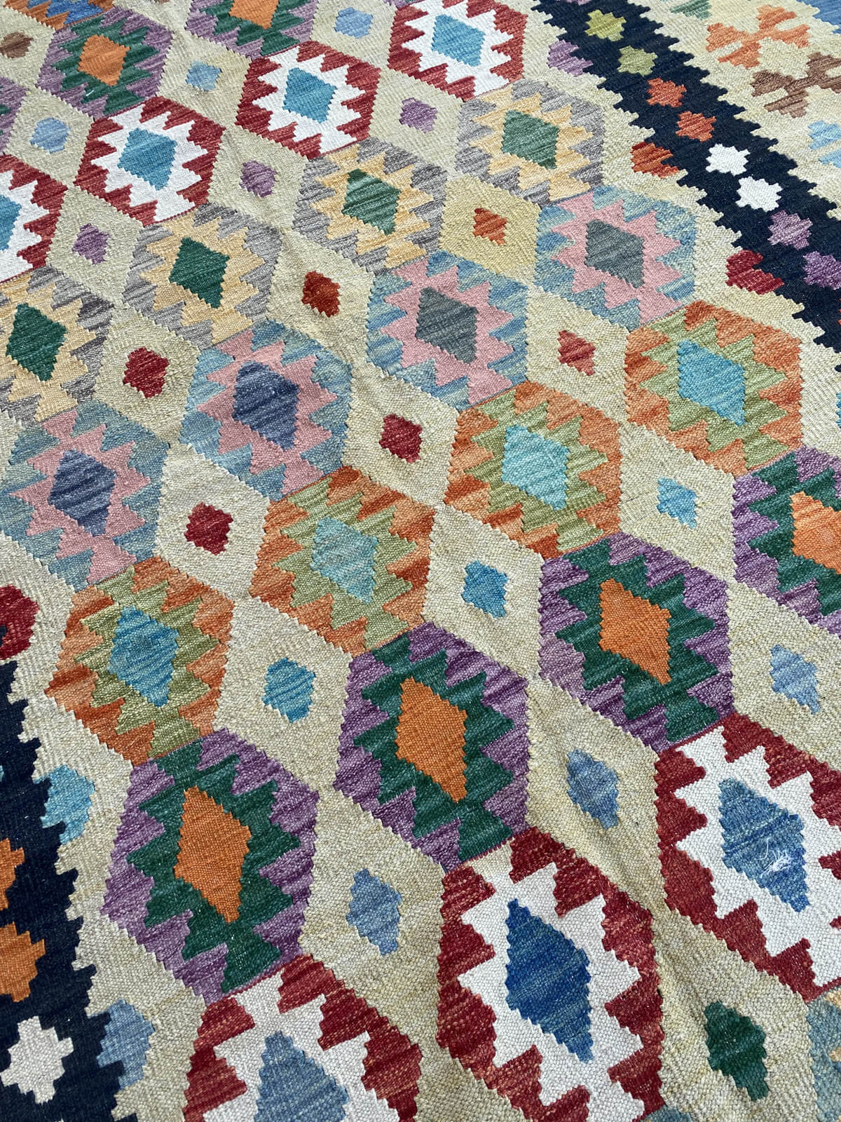Handmade Flat Weave Kilim Rug ( 289 cm x 204 cm ) SK#1100