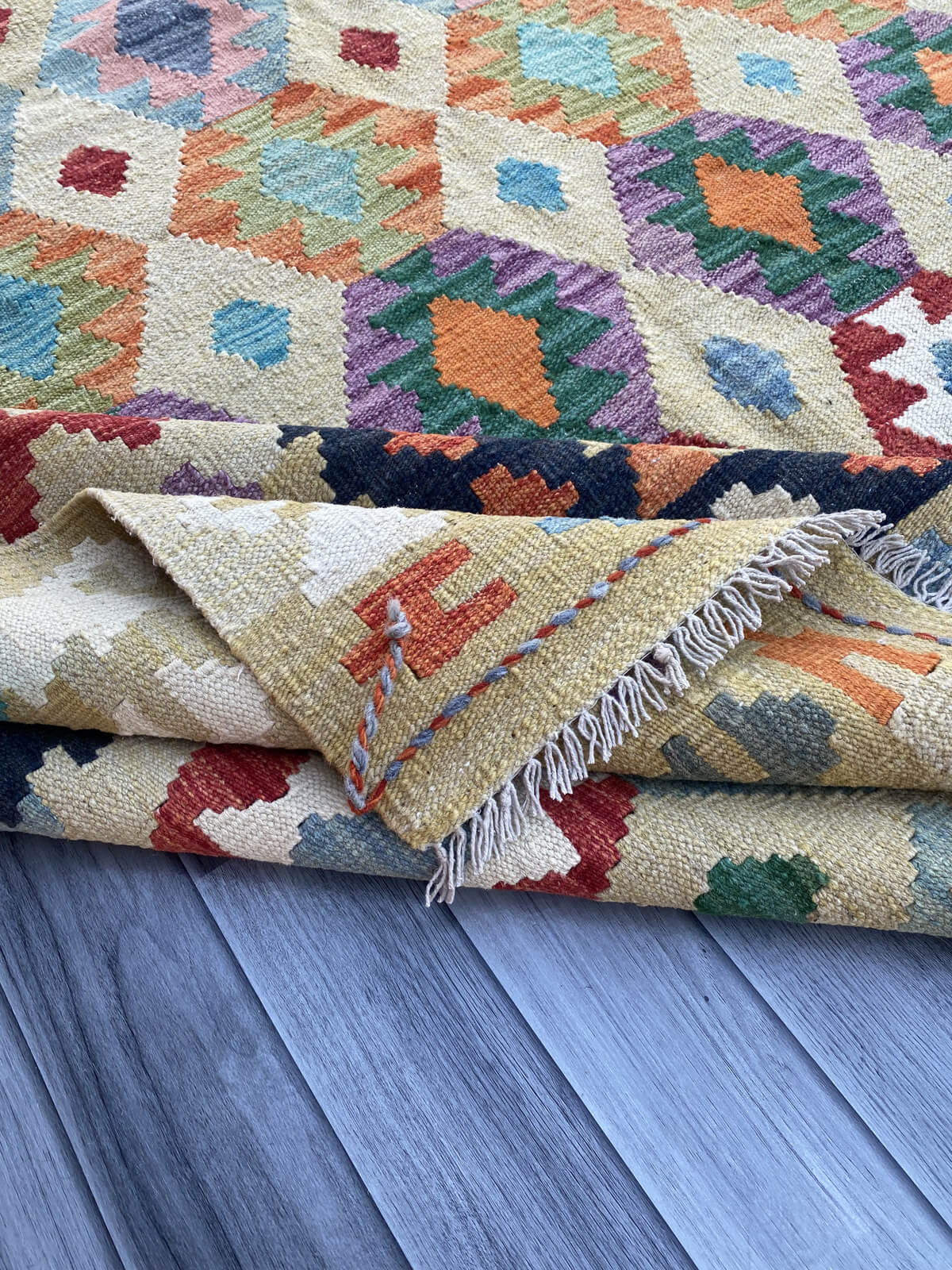 Handmade Flat Weave Kilim Rug 289 cm x 204 cm  SK#1100