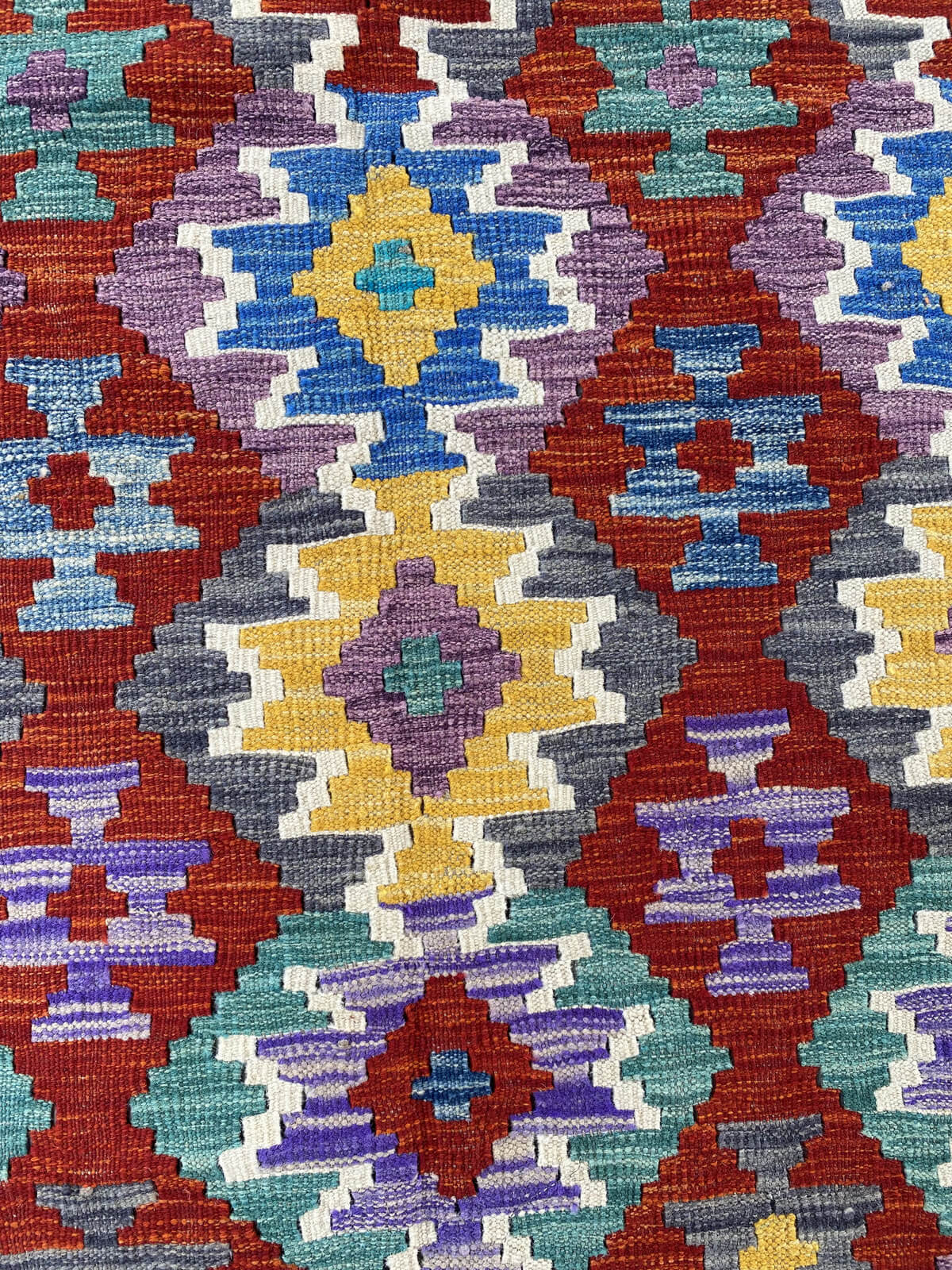 Handmade Afghan Chobi Kilim Rug 243x169 cm KAS#742