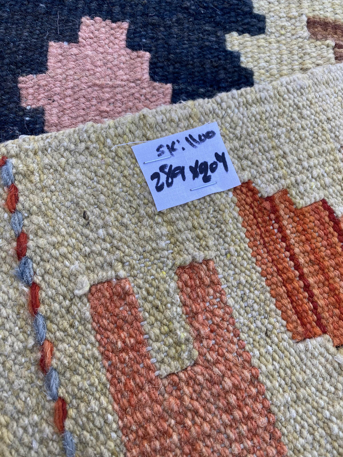 Handmade Flat Weave Kilim Rug 289 cm x 204 cm  SK#1100