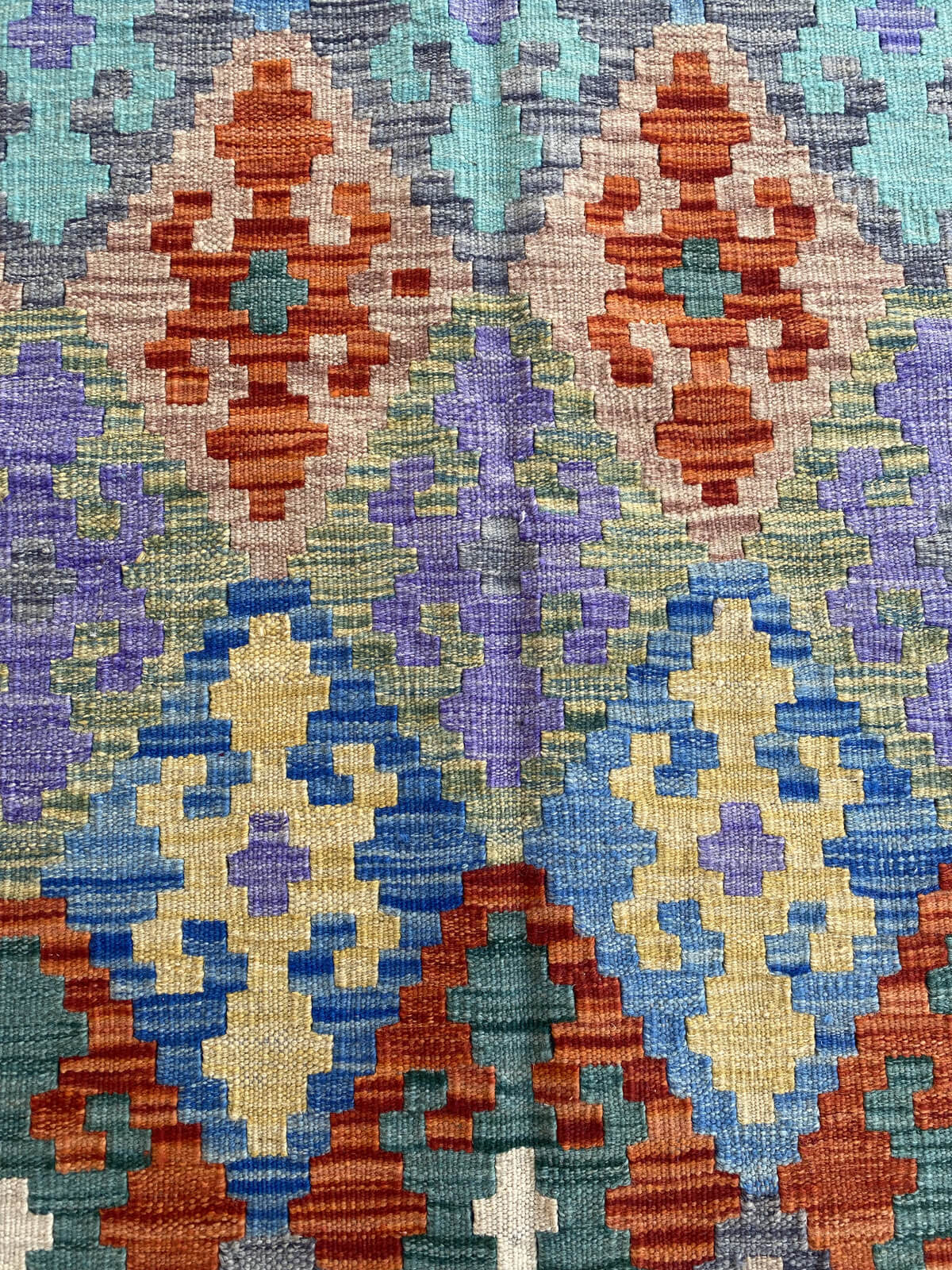 Handmade Flat Weave Kilim Rug ( 227 cm x 178 cm )