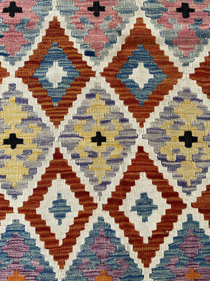 Handmade Afghan Chobi Kilim Rug 244x175 cm KAS#744