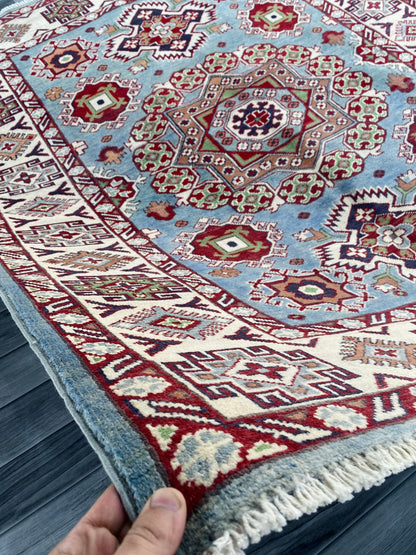 Handmade Traditional Kazak Rug  195 CM x 150 CM ( SS#111)
