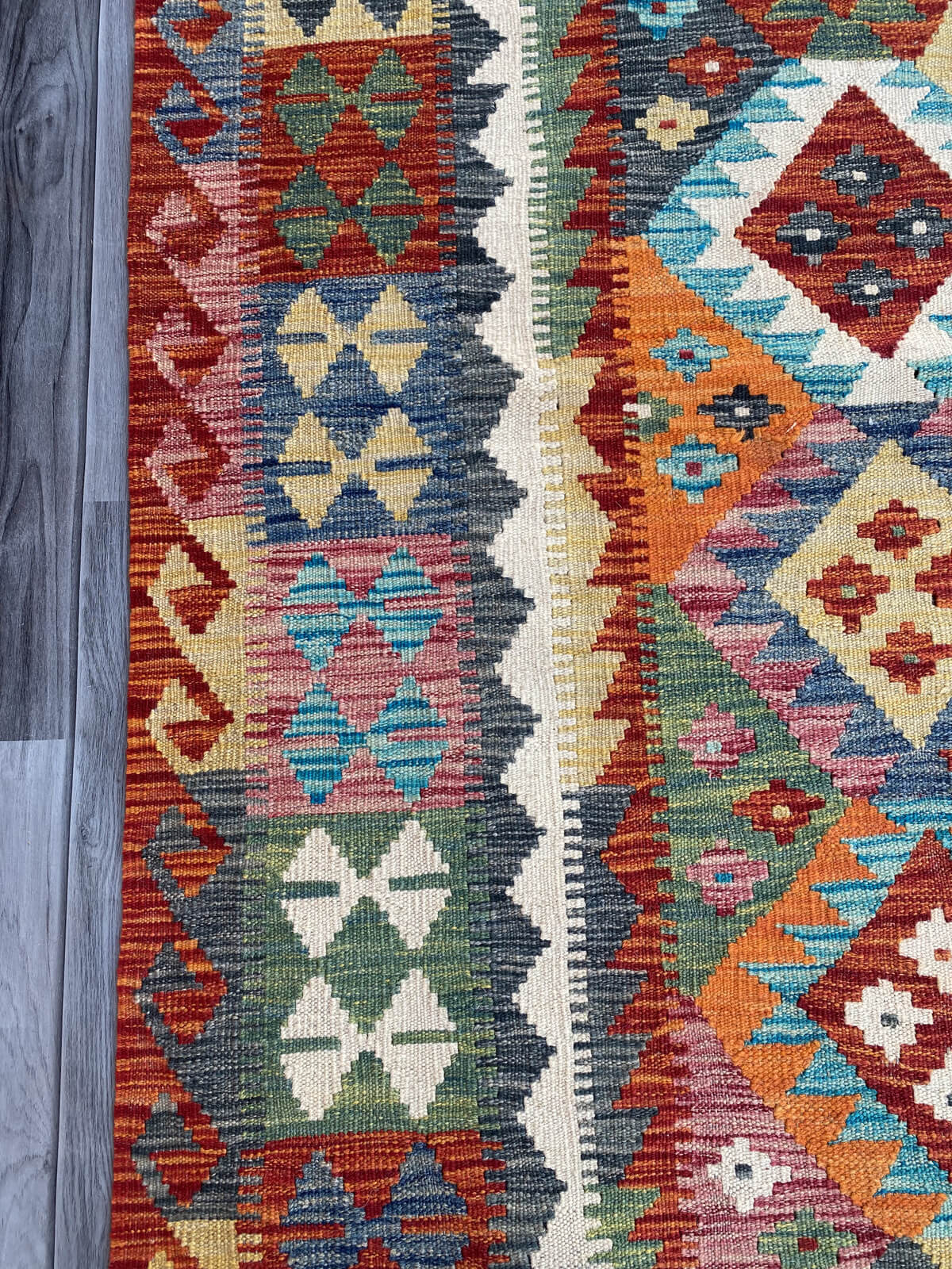 Handmade Flat Weave Kilim Rug ( 304 cm x 210 cm )