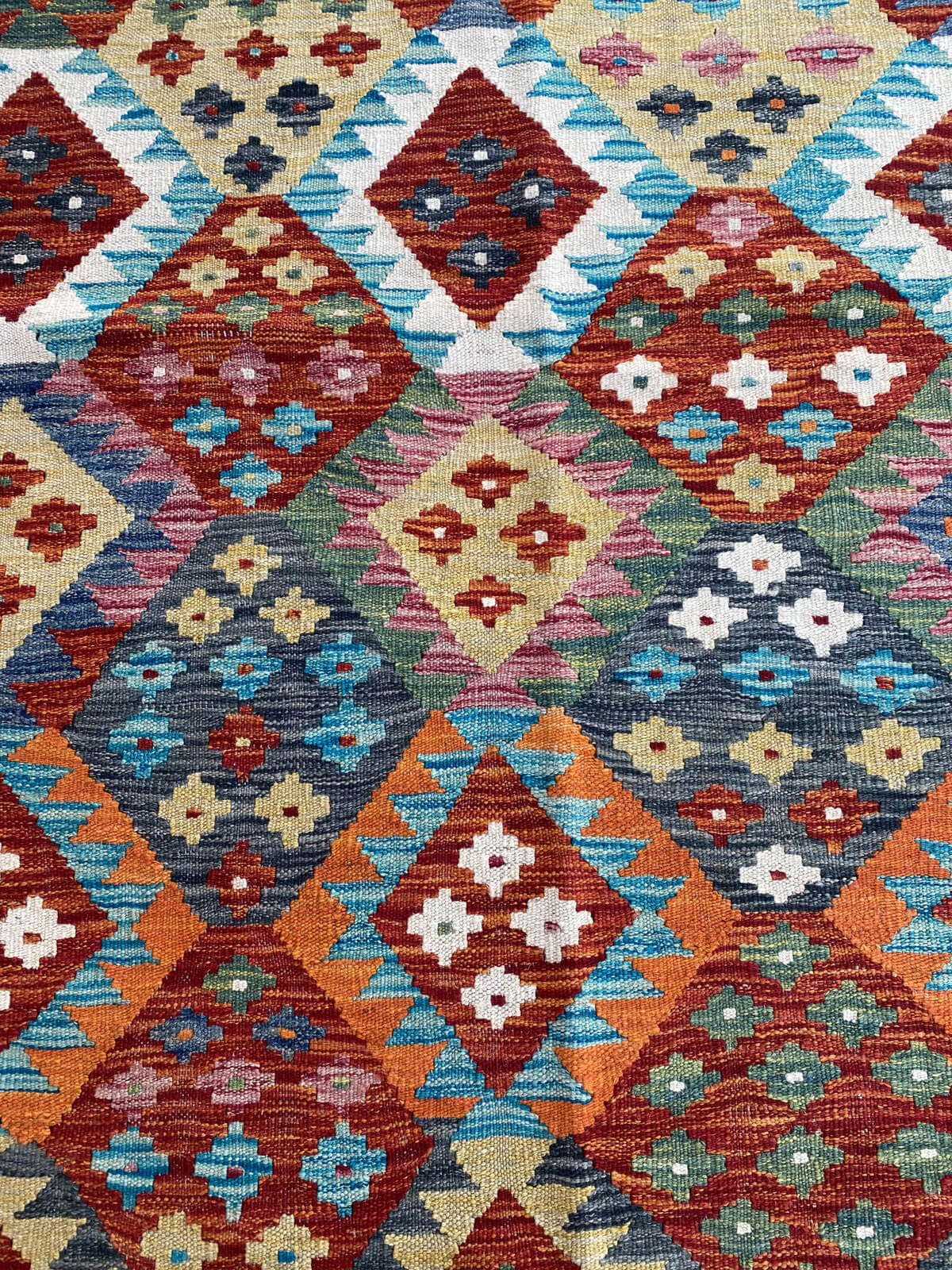 Handmade Flat Weave Kilim Rug ( 304 cm x 210 cm )
