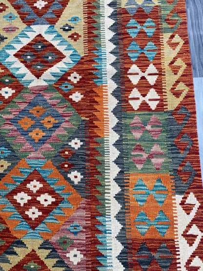 Handmade Flat Weave Kilim Rug ( 304 cm x 210 cm )