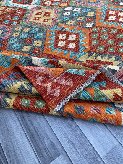 Handmade Flat Weave Kilim Rug ( 304 cm x 210 cm )
