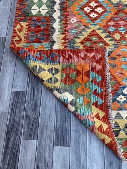 Handmade Flat Weave Kilim Rug ( 304 cm x 210 cm )