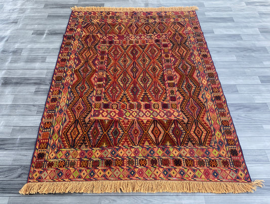Handmade Fine Quality Meshwani Rug 190 CM x 150 CM ( SS#109)