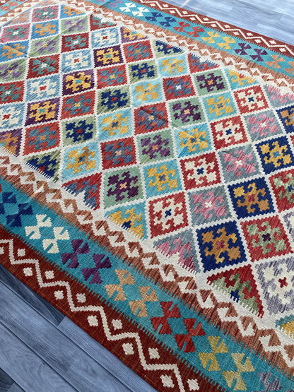 Handmade Flat Weave Kilim Rug ( 300 cm x 202 cm )