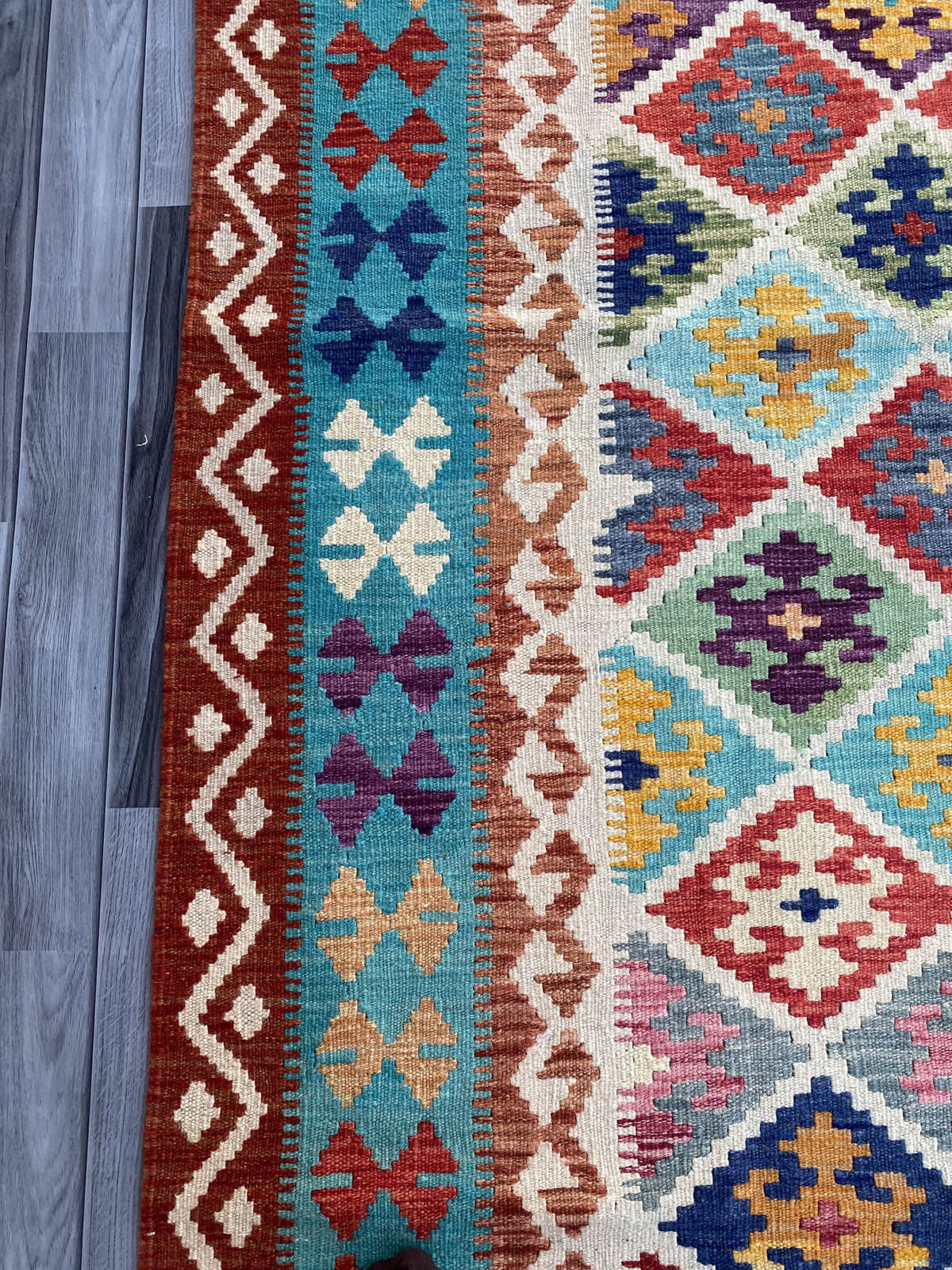 Handmade Flat Weave Kilim Rug  300 cm x 202 cm