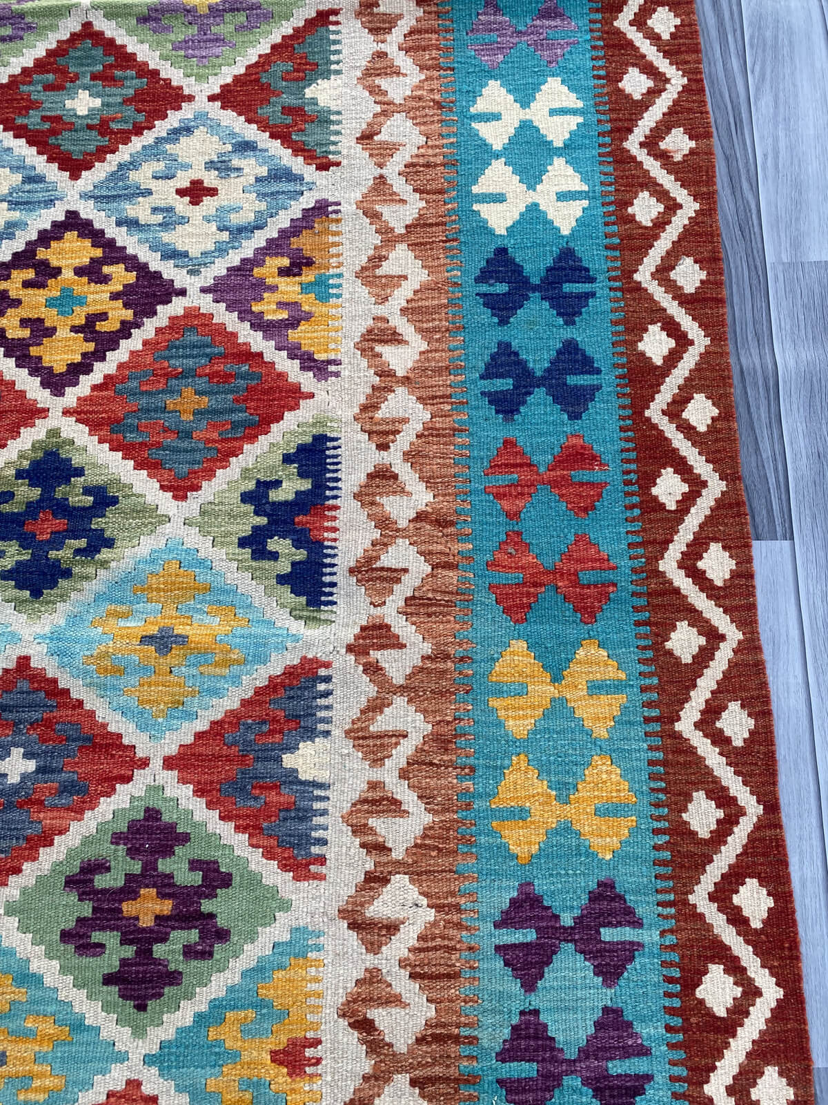 Handmade Flat Weave Kilim Rug  300 cm x 202 cm