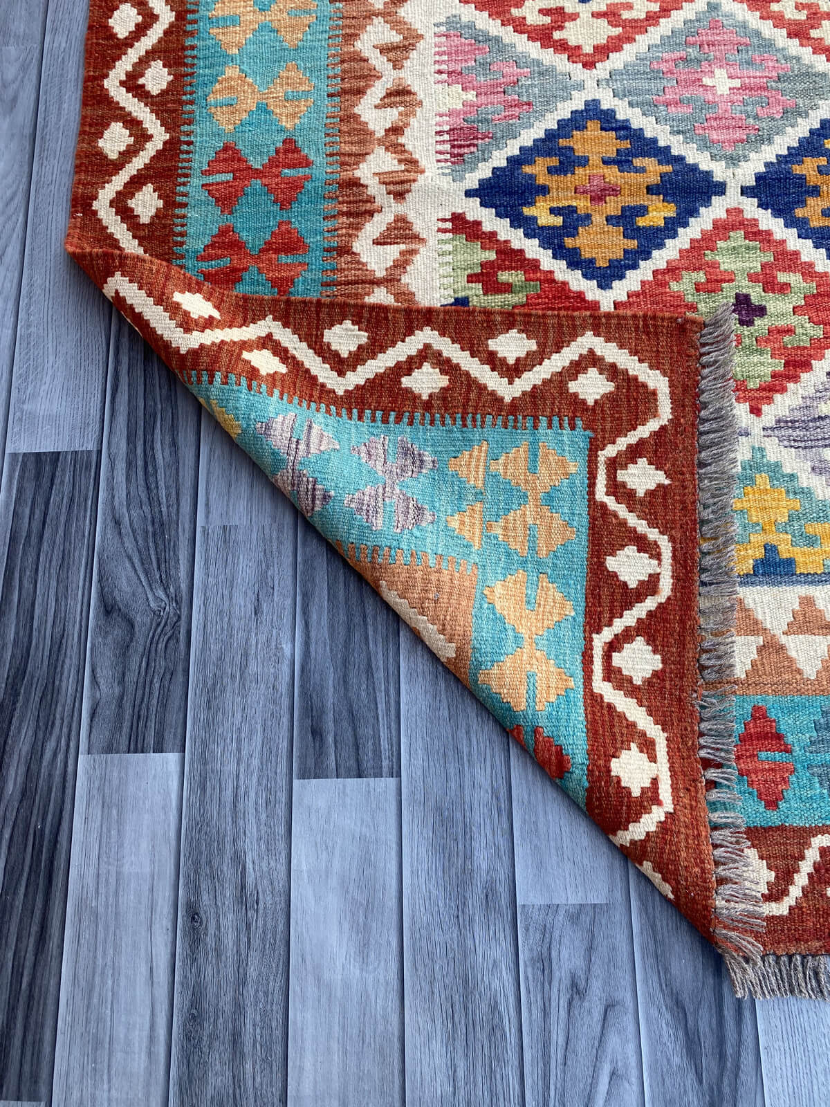 Handmade Flat Weave Kilim Rug  300 cm x 202 cm