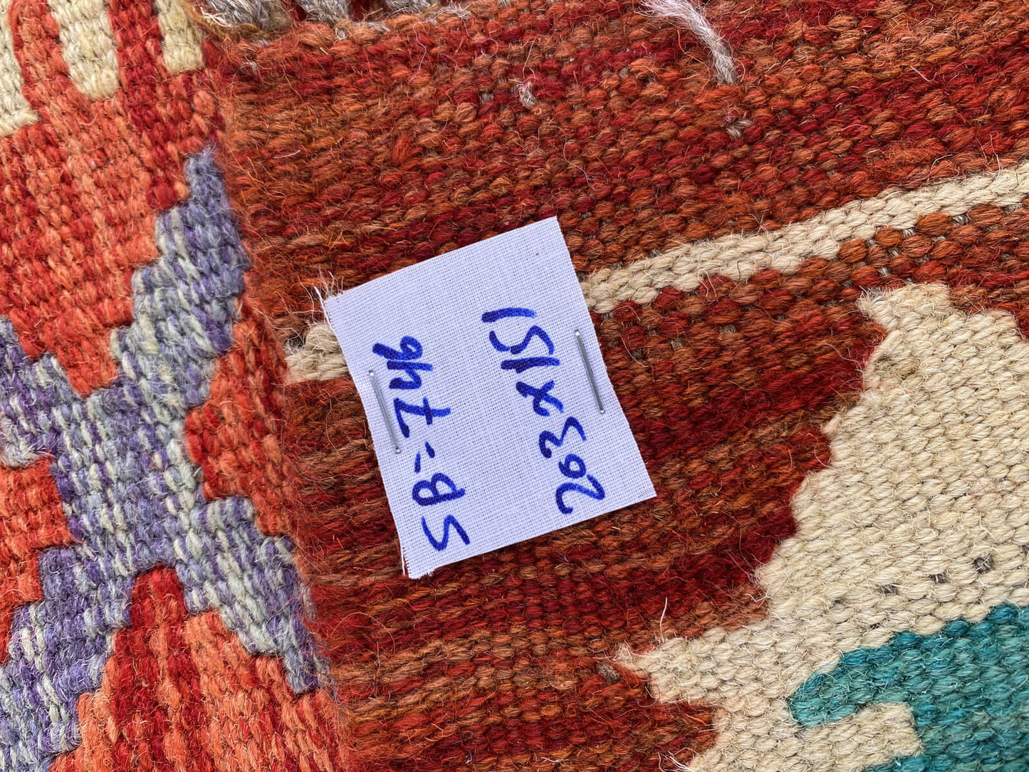 Handmade Afghan Chobi Kilim Rug 203x151 cm KAS#746