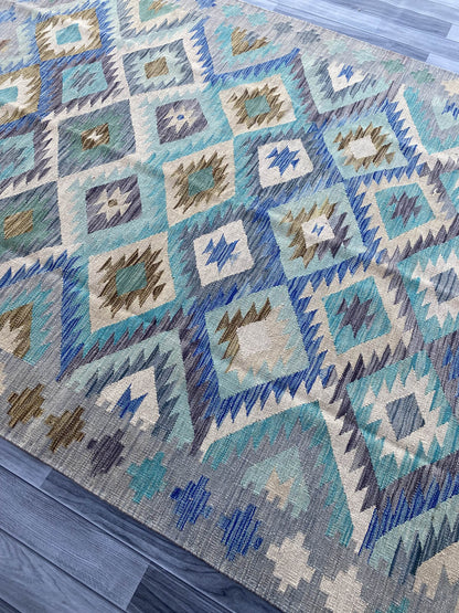 Handmade Flat Weave Kilim Rug ( 235 cm x 172 cm ) SK#1104