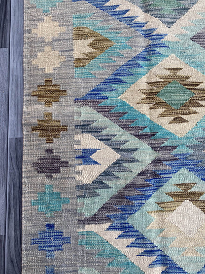 Handmade Flat Weave Kilim Rug ( 235 cm x 172 cm ) SK#1104