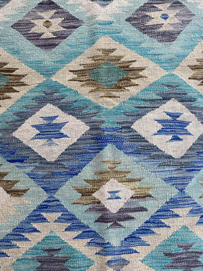Handmade Flat Weave Kilim Rug ( 235 cm x 172 cm ) SK#1104