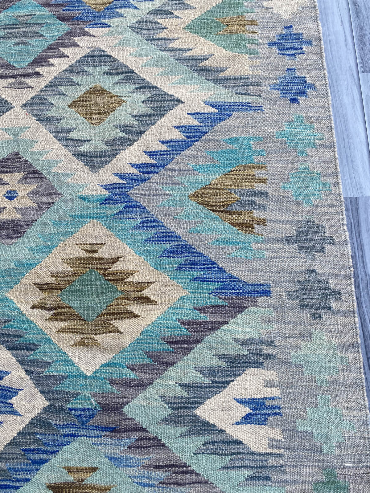 Handmade Flat Weave Kilim Rug ( 235 cm x 172 cm ) SK#1104