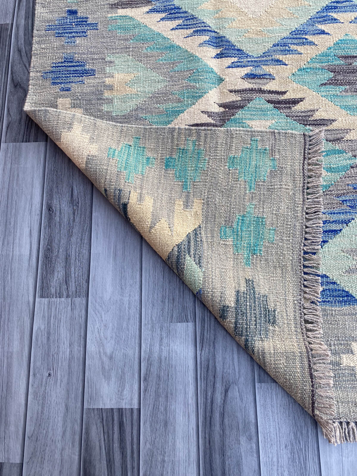 Handmade Flat Weave Kilim Rug ( 235 cm x 172 cm ) SK#1104